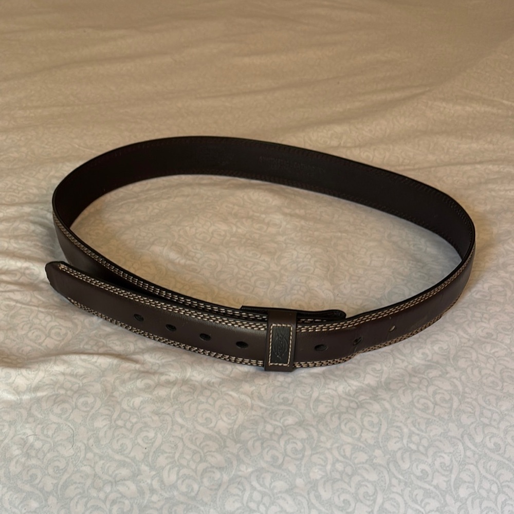 Dickies Brown Leather Belt L